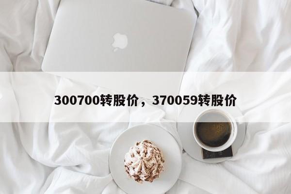 300700转股价,370059转股价